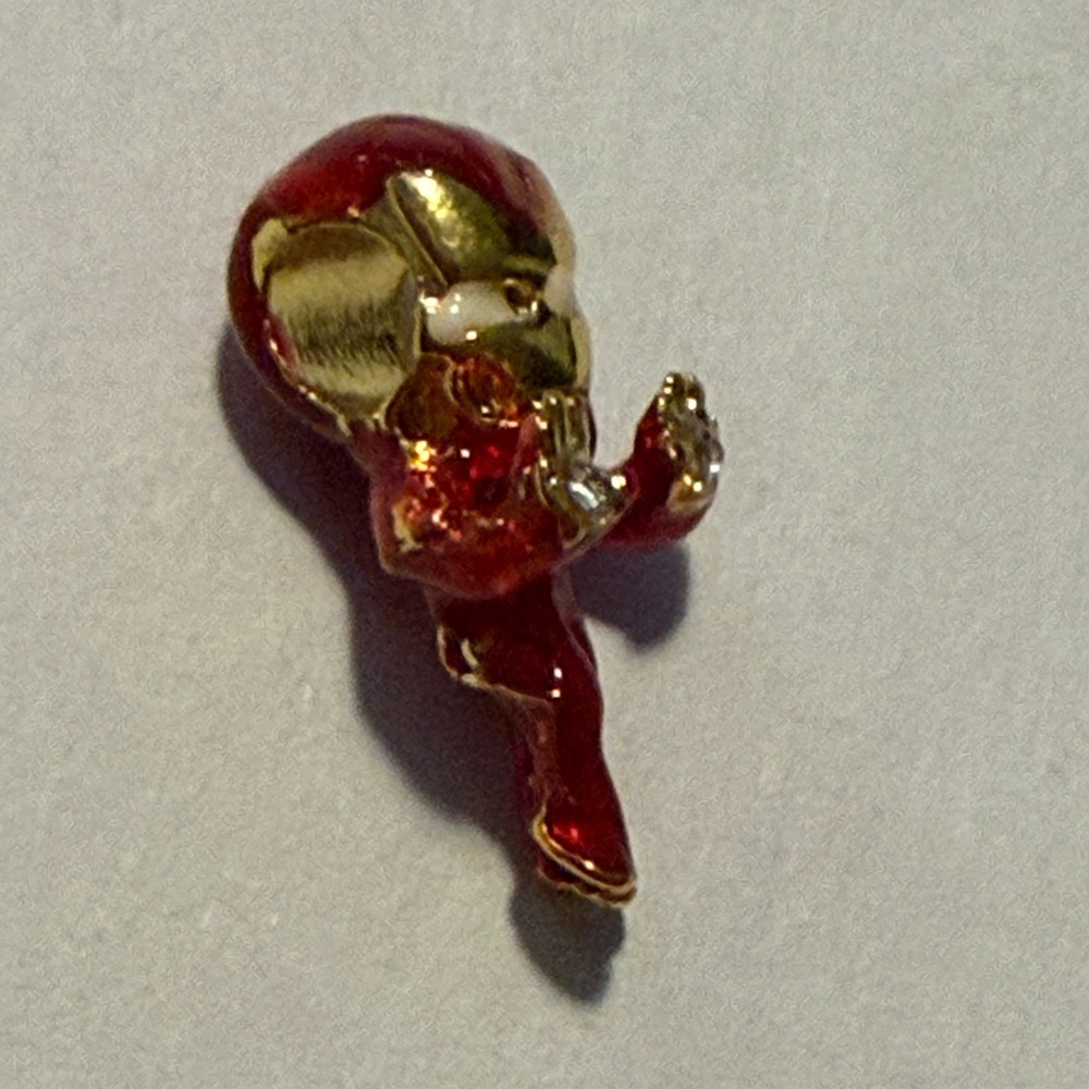 Marvel Ironman Red and Gold Bracelet charm
